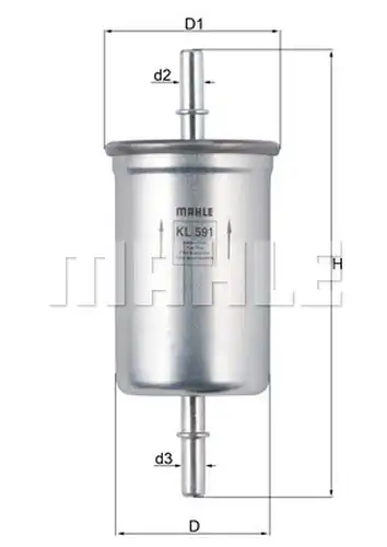 горивен филтър KNECHT KL 591