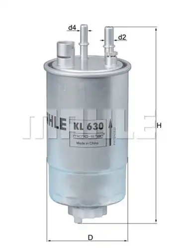 горивен филтър KNECHT KL 630