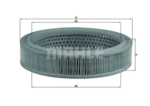 въздушен филтър KNECHT LX 160