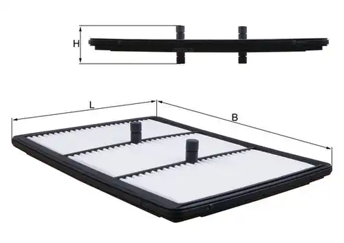 въздушен филтър KNECHT LX 5824