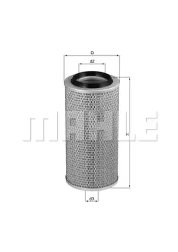 въздушен филтър KNECHT LX 83