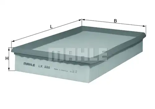 въздушен филтър KNECHT LX 888