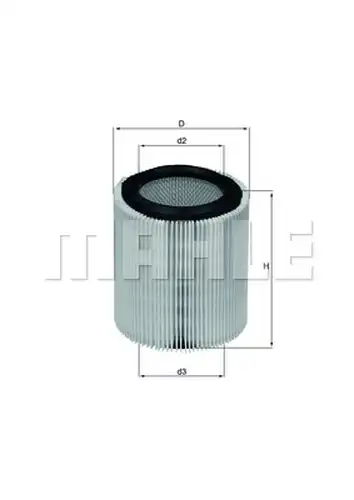 въздушен филтър KNECHT LX 898
