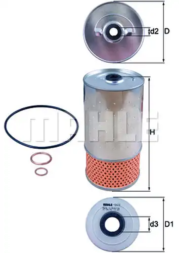 маслен филтър KNECHT OX 78D1