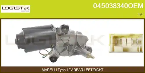 двигател на чистачките LGK 045038340OEM