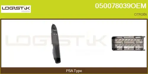 ключ(бутон), стъклоповдигане LGK 050078039OEM