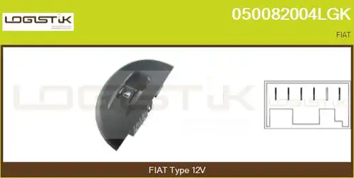 ключ(бутон), стъклоповдигане LGK 050082004LGK