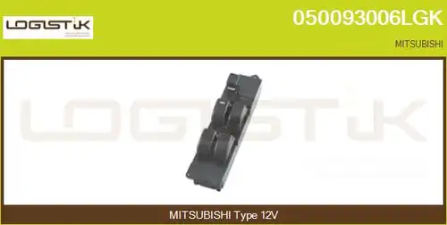 ключ(бутон), стъклоповдигане LGK 050093006LGK