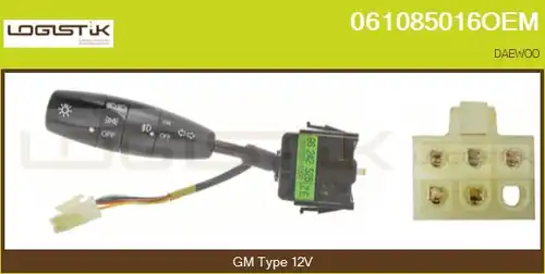 превключвател на кормилната колона LGK 061085016OEM