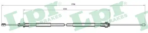 жило за ръчна спирачка LPR C0104B