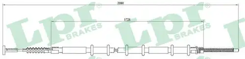 жило за ръчна спирачка LPR C0193B