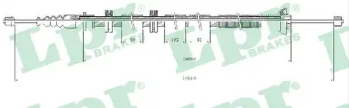 жило за ръчна спирачка LPR C0205B
