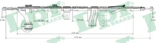 жило за ръчна спирачка LPR C0315B