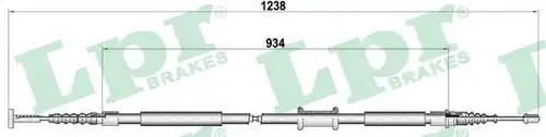 жило за ръчна спирачка LPR C0474B