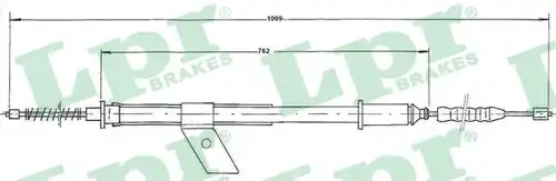 жило за ръчна спирачка LPR C0487B
