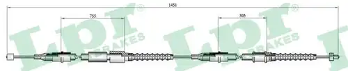 жило за ръчна спирачка LPR C0564B