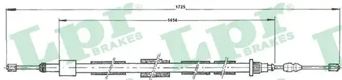 жило за ръчна спирачка LPR C0615B