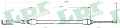 жило за ръчна спирачка LPR C0625B