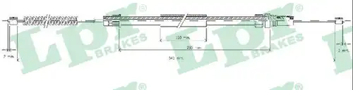 жило за ръчна спирачка LPR C0629B