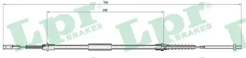 жило за ръчна спирачка LPR C0646B