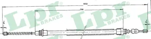 жило за ръчна спирачка LPR C0660B