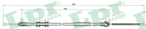 жило за ръчна спирачка LPR C0702B