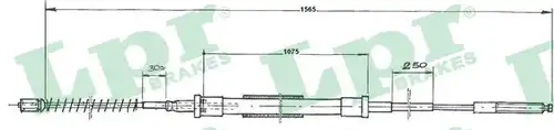 жило за ръчна спирачка LPR C0934B