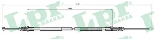 жило за ръчна спирачка LPR C1040B