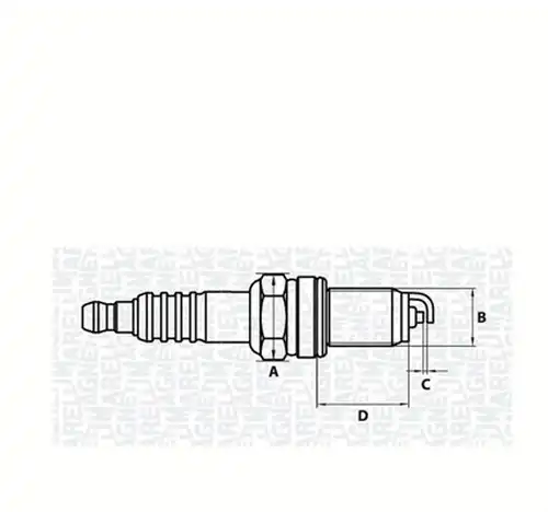 запалителна свещ MAGNETI MARELLI 062000768304