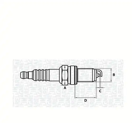 запалителна свещ MAGNETI MARELLI 062000769304
