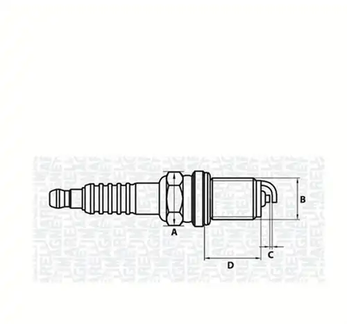 запалителна свещ MAGNETI MARELLI 062000775304