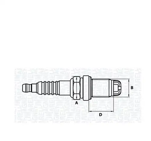 запалителна свещ MAGNETI MARELLI 062000783304