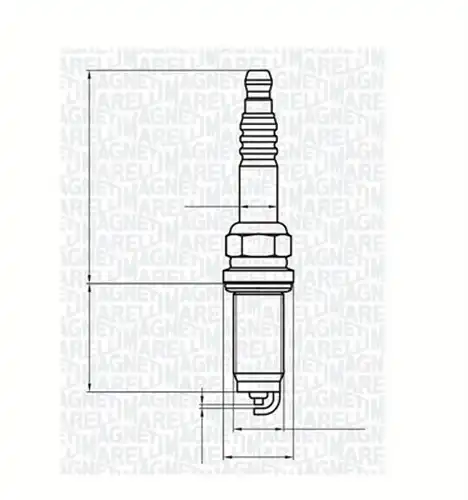 запалителна свещ MAGNETI MARELLI 062000786304