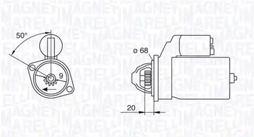 стартер MAGNETI MARELLI 063226801010