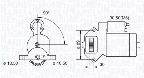 стартер MAGNETI MARELLI 063280022010