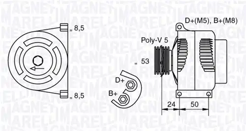 генератор MAGNETI MARELLI 063377010010