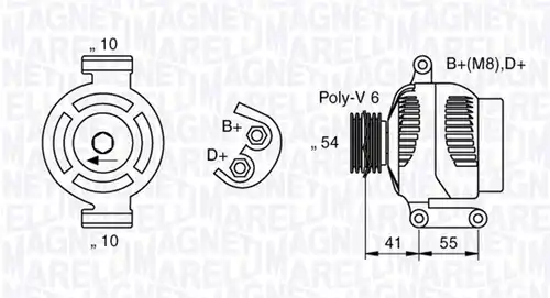 генератор MAGNETI MARELLI 063377028010