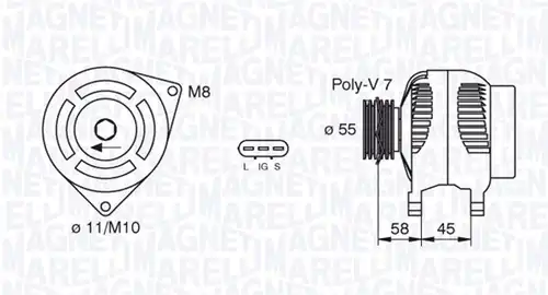 генератор MAGNETI MARELLI 063377434010