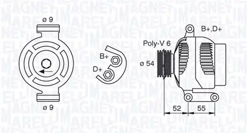 генератор MAGNETI MARELLI 063377493010