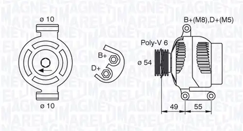 генератор MAGNETI MARELLI 063377494010