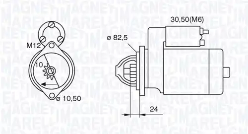 стартер MAGNETI MARELLI 063521090680