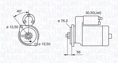 стартер MAGNETI MARELLI 063521204000