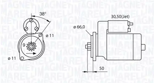 стартер MAGNETI MARELLI 063521240220