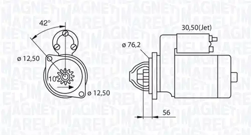 стартер MAGNETI MARELLI 063521250420