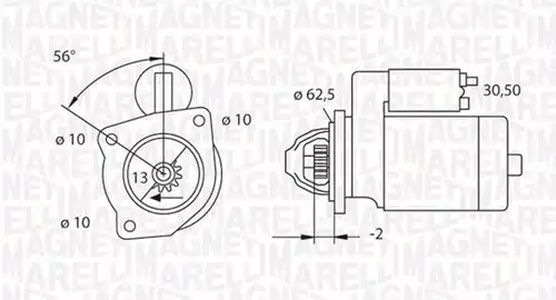 стартер MAGNETI MARELLI 063523624010