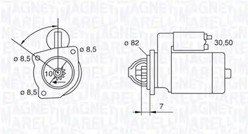 стартер MAGNETI MARELLI 063523626010