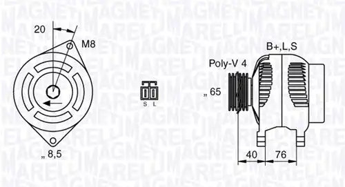 генератор MAGNETI MARELLI 063532623010