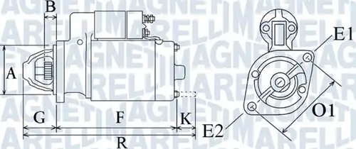 стартер MAGNETI MARELLI 063720162010