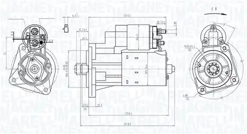стартер MAGNETI MARELLI 063720297010