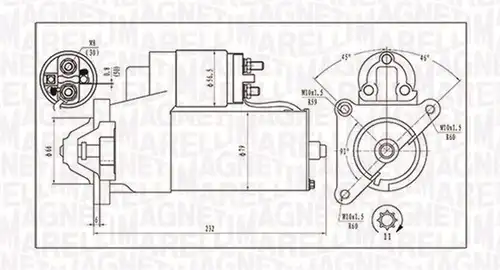 стартер MAGNETI MARELLI 063720373010